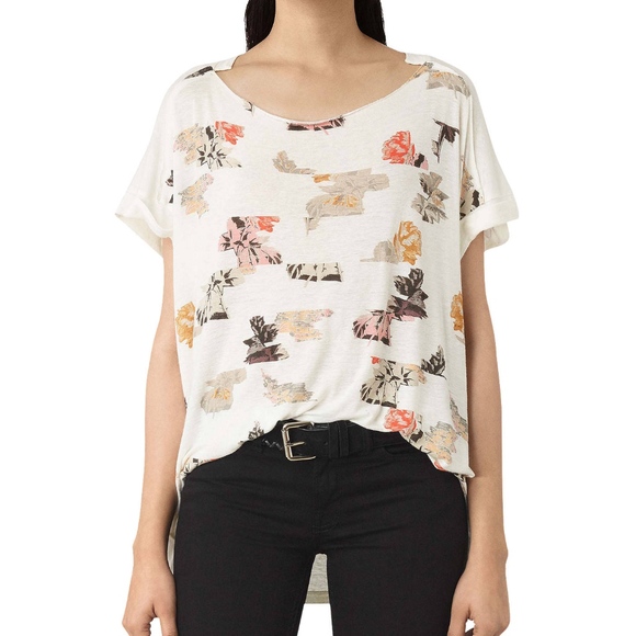 All Saints Arosa Pini Tee sz XS - Picture 1 of 6